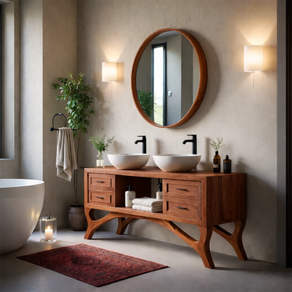 Modern double vanity with drawers – modern double vanity